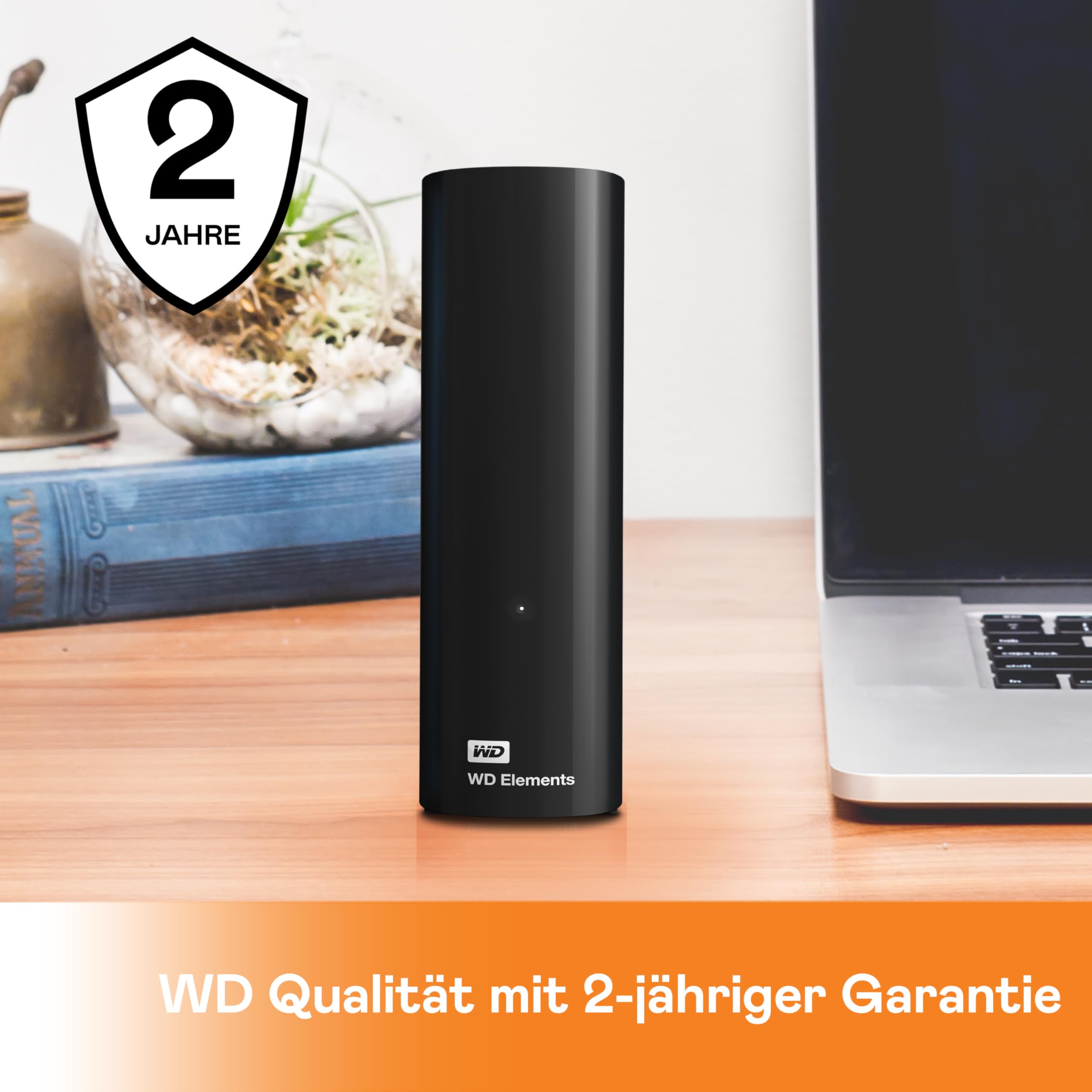 WD Elements Desktop-Speicher 24 TB (Desktop-Speicher USB 3.0-kompatibel, Zusatzspeicher für Fotos, Musik, Videos und alle anderen Dateien, stoßfest) Schwarz 6
