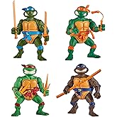 TEENAGE MUTANT NINJA Turtles: Classic 4" Turtles 4-Pack Figure Bundle by Playmates Toys