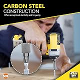 SOL 32pc Carbon Steel Drill Bit Set Includes Phillips Flat Torx Hex Universal view 4