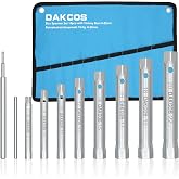 DAKCOS 10pcs Shower Valve Socket Wrench Set Plumbers Spanner Spark Plug | Dual-Ended, 6/7mm, 8/9mm, 10/11mm, 12/13mm, 14/15mm, 16/17mm, 18/19mm, 20/22mm