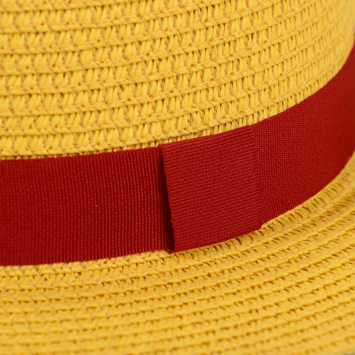 Straw Hat Performance Animation Cosplay Accessories Hat Summer Sun Hat Yellow: Clothing