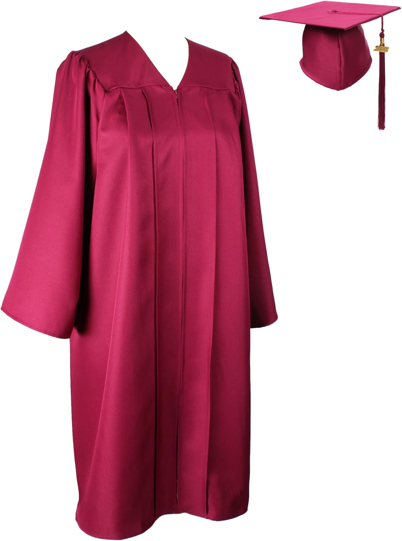 GraduationService Unisex Matte Graduation Gown Cap with 2018 Tassel for Graduation Ceremony