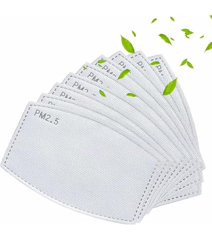 Austauschbare Filter PM2.5 für Mundschutz (5 Stück