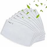 100 Pcs Activated Carbon PM2.5 Mask Filter Paper 5