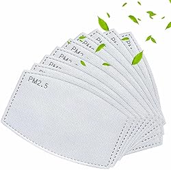 100 Pcs Activated Carbon PM2.5 Mask Filter Paper 5