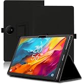 Case for TCL NXTPAPER 14 14.3 inch, TCL NXTPAPER 14 Tablet Case, Folding Stand Protective Cover with Pencil Holder and Wrist Strap, Full Protection. (Black)
