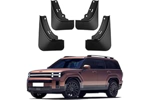 JLBMMLY Mud Flaps Compatible with 2026 2025 2024 Hyundai Santa Fe Accessories All Weather Fender Guard Mudguards Sediment Protection No Need to Drill Holes