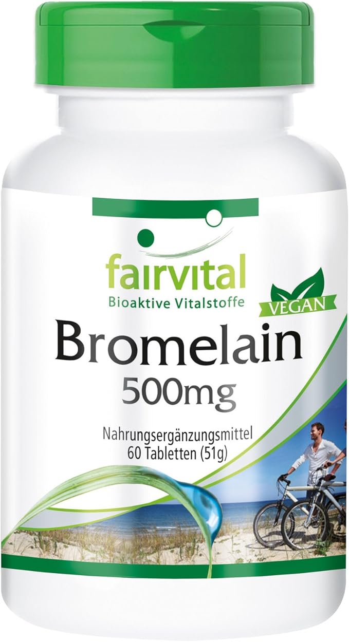 Broméline 500mg pendant 2 mois végan dosage élevé 60 comprimés