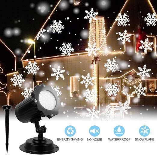 Decorazioni Natalizie Luci Per Esterno.Natale Luci Per Proiettori A Led Impermeabile A Cascata Luci Esterne Per Esterni Proiettore Per Esterni Per Interni Luci Per Esterni Per Decorazioni Per Feste Di Compleanno Amazon It Illuminazione
