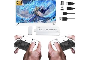 Upgraded Retro Game Console, Wireless Retro Game Console, Emulator Console Built with 20000+ Classic Video Games, HDMI 1080P 