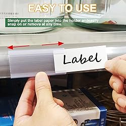 200Pcs Wire Shelf Label Holder,Compatible with