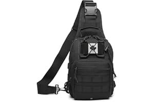 ATBP Small Tactical Sling Backpack Bag for Men Military Shoulder Bag Pack EDC Crossbody Bag for Hiking 7 Liters