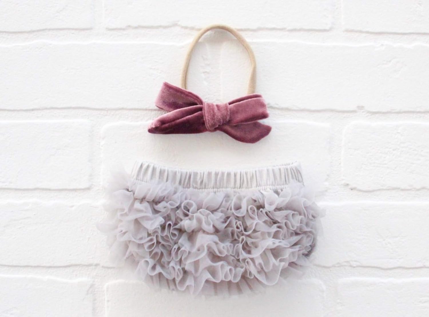 newborn bloomers and headbands