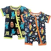 Bow Dream Baby Girl Romper 2 pack Bamboo Rayon Baby Clothes Baby Boy Short Sleeve Jumper One-Piece Rompers Summer