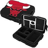FOCO NBA Unisex-Adult Officially Licensed 2-Tone Big Logo Team Color Basketball Leak Proof 5 Compartment Bento Lunch Box - Chicago Bulls