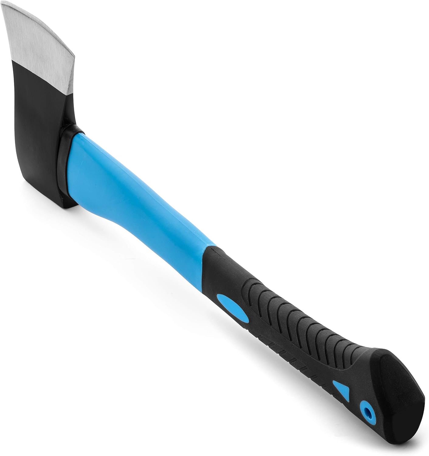 kdivesam Camping Axe, 15 inch Hatchet for Chopping Wood Splitting kindling, Gardening and Outdoor Survival, Forged Carbon Steel Heat Treated Hand Maul Tool, Fiberglass Handle with Anti-Slip Grip   : Sports & Outdoors