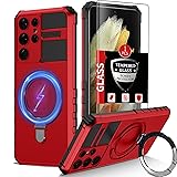 FRLMOOES for Samsung Galaxy S21 Ultra Case Magnetic