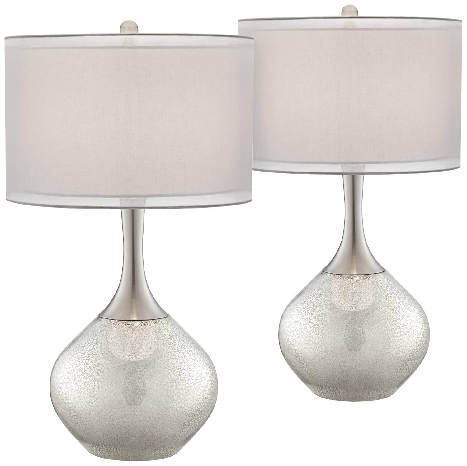 Best Mercury Glass Table Lamps Set Of 2 Home & Home