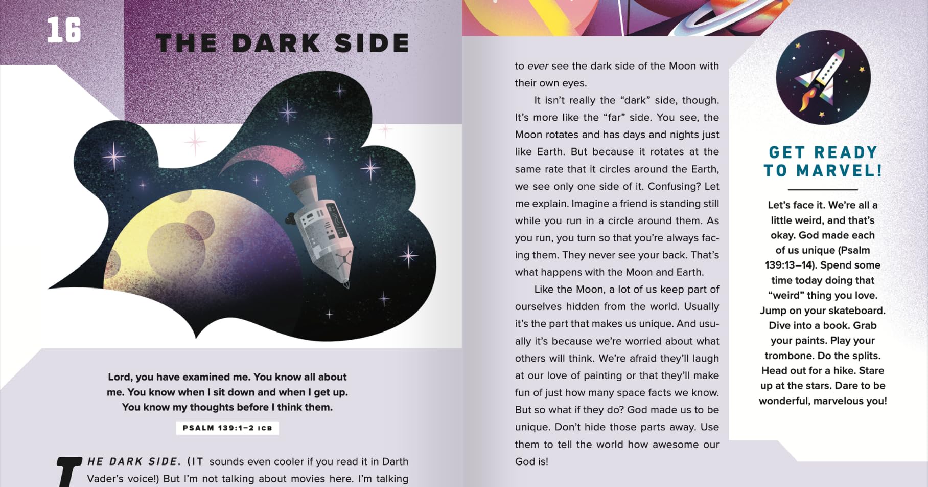 Marvel at the Moon: 90 Devotions: You're Never Alone in God's Majestic Universe