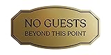Signs ByLITA Victorian No guests Beyond This Point