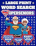 Word Search Books For Adults: 50 EASY Large Print