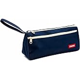 Viaptus Classic Pencil Case with Multiple Pockets, Pencil Pouch Bag | Stationery set fits pens, markers | Hand Strap | Comfortable to Carry | Great for office, travel use | Classic Design