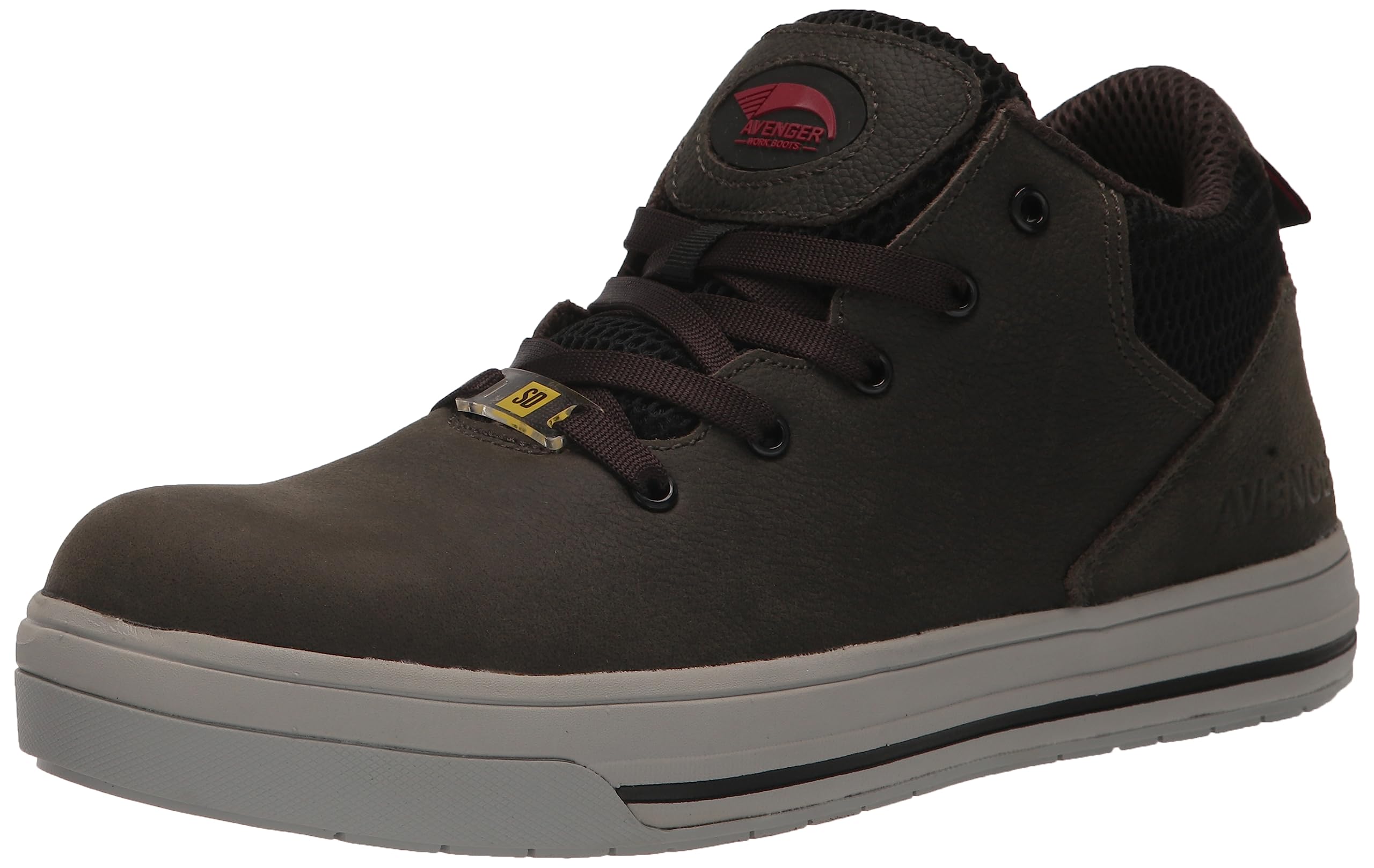 Photo 1 of Avenger Work Boots Men's Aluminum Toe A711 Industrial Shoe, Grey, 10.5