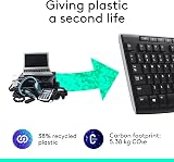 Logitech K270 Wireless Keyboard for Windows UK English Layout Black view 5