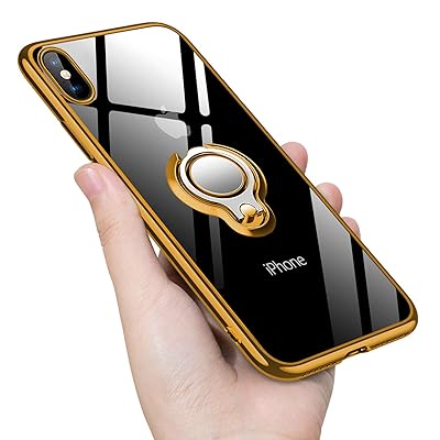 Clear iphone xs case with design Clearance