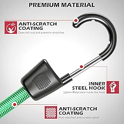 60-Piece Bungee Cords Assorted Sizes