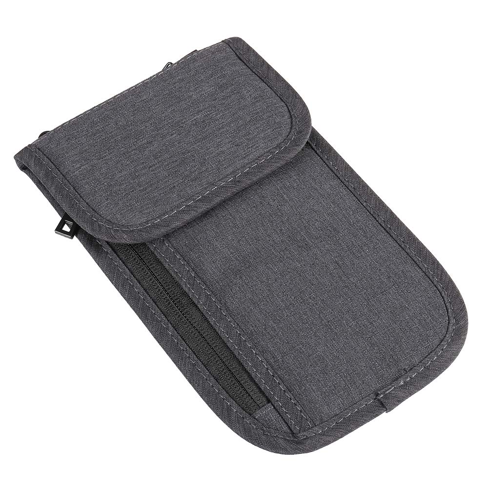 per Passaporto e Carte Freelynn Borsello Portadocumenti da Collo Viaggio  Leggero con Blocco RFID Uomo Donna Nero Portadocumenti da collo  urban-earth.co.uk