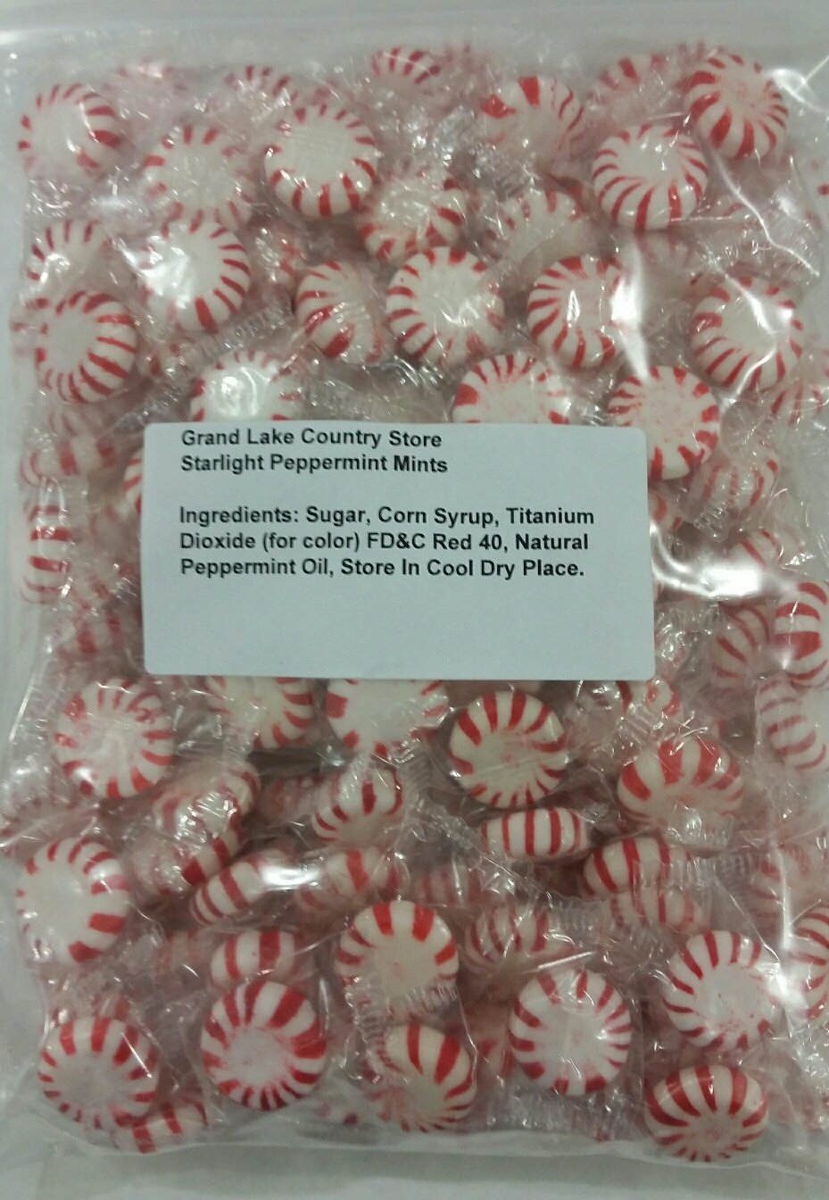 Starlight Spearmint Mints 2 Lbs Bulk Hard Candy Discs