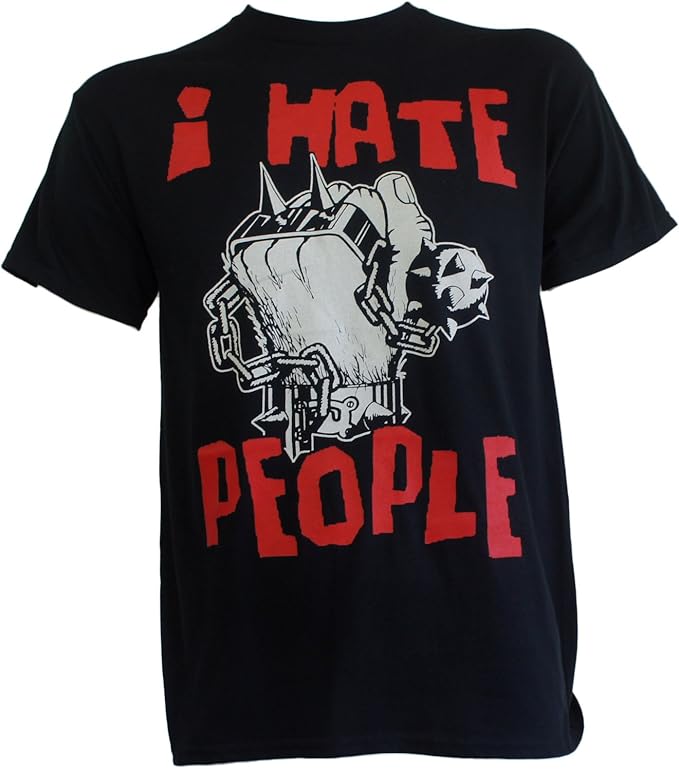 Anti-Nowhere League Men's I Hate People T-Shirt 2XL: Amazon.ca: Clothing & Accessories