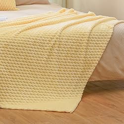 Vessia Flannel Fleece Twin Size Blanket