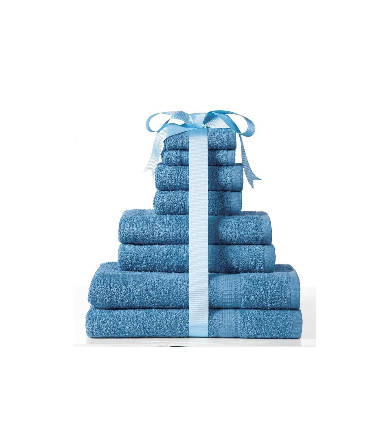 Bathroom Teal Kingsley 8Piece Towel Bale Bath Linen