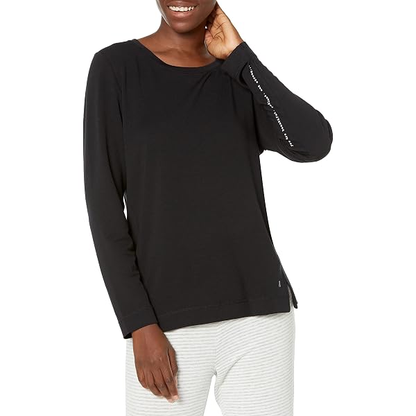 HUE Women's Textured Rib Henley Pajama Set - Cozy Long Sleeve Top & Jogger Pants With Pockets - View #8