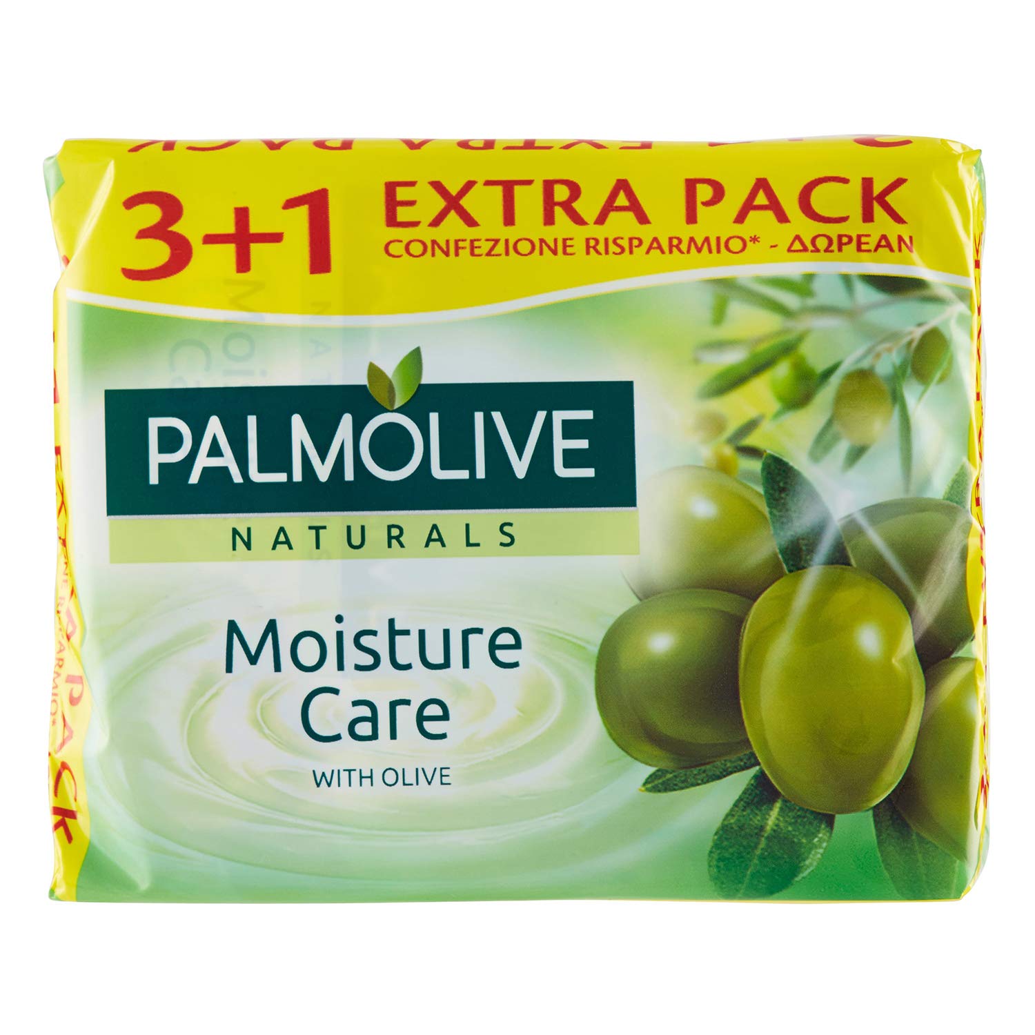 Palmolive Naturals - Soap, Enriched with Olive Extract - 360 g, 4 Pieces