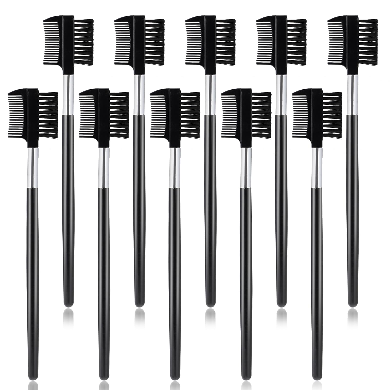 Photo 1 of 10Pcs Eyebrow Brush Comb, Eyelash Makeup Brush, Eye Brow Eyelash Brush Comb, Makeup Tool for Eyelashes Extension? Lash Seperating Combs, Eye Makeup Brush