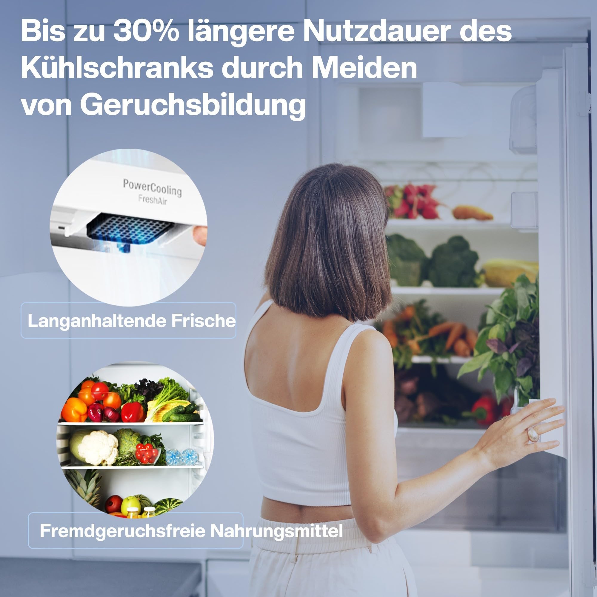 2 Aktivkohlefilter für Liebherr Fresh Air Kühlschrank 7