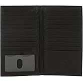 Leatherboss Genuine Leather Mens Long ID 19 Credit Card Security Wallet