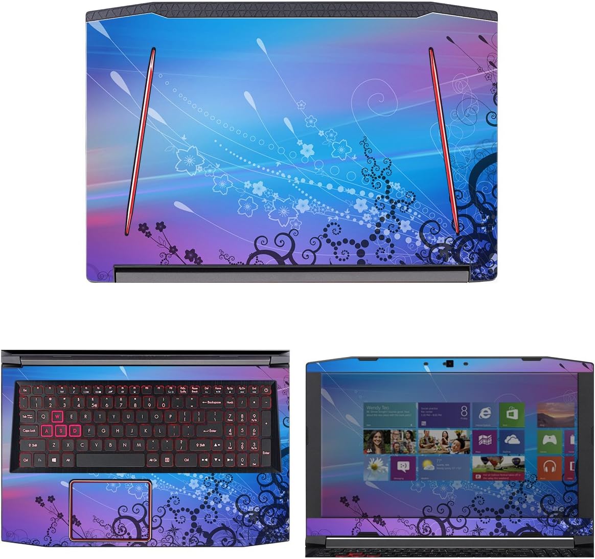 decalrus - Protective Decal Skin Sticker for Acer Predator Helios 300 G3-571 (15.6" Screen) case Cover wrap ACpredatorHelios300_G3-571-140