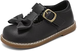 NEDAAN Toddler Girl Mary Jane Dress Shoes-Little Girls School Uniform Shoes