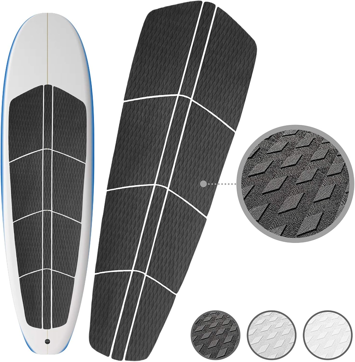 PUNT SURF Paddle Board SUP Traction Pad with 3M Adhesive 12 Piece