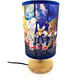 Table Lamp Night Bedside Light Wood Base Super Sonic Decoration or Gifts | Room Decoration, Great Gift Ideas