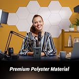 Tonor 36 Pack Hexagon Acoustic Panels 12 x 10 x 0.4 High Density White view 3
