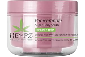 Hempz Herbal Sugar Body Scrub, Pomegranate, 7.3oz