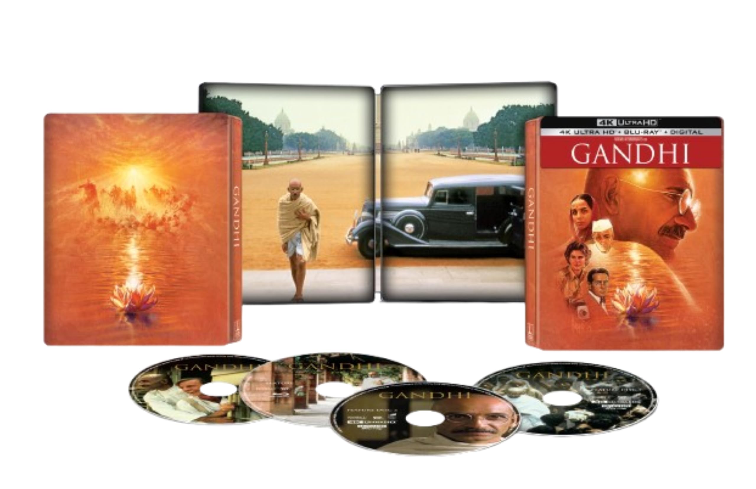 Photo 1 of Gandhi (4K Ultra HD + Blu-ray + Digital SteelBook) [4K UHD]