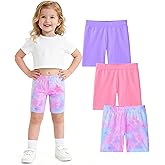 WRYGRTA 3 Pack Toddler Biker Shorts Baby Girls Cotton Cartwheel Short Dance Summer Clothes Size 18M-5T