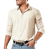 BEFRIED Dress Shirts for Men Big and Tall(XL Big-6XL Big Tall) Button Down Long Sleeve Tuxedo Business Casual Collared Shirt