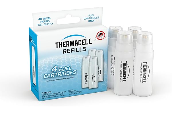 Thermacell Mosquito Repellent Refills; Compatible with Any Fuel-Powered Thermacell Repeller; Highly Effective, Long Lasting, No Spray or Mess; 15 Foot Zone of Mosquito Protection